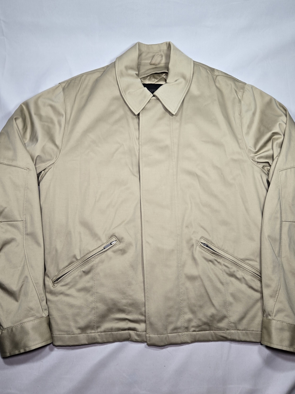NWT Express Cotton Zip Up Lined Harrington Utility Jacket Mens XL Gorpcore